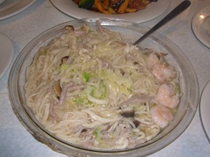 Shanghai Noodles with Shrimp