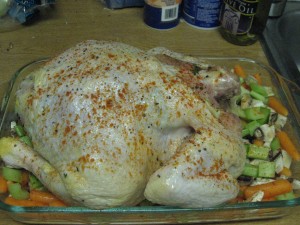 Perfect Roast Chicken, Pre-cooked